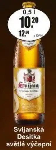 Adam Svijanská Desítka světlé výčepní nabídka