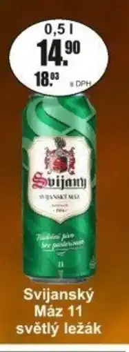 Adam Svijanský Máz 11 světlý ležák nabídka