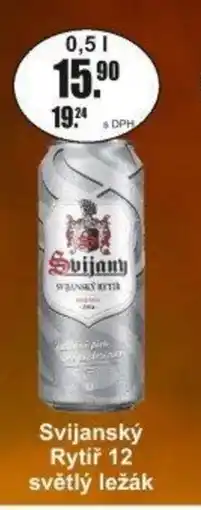 Adam Svijanský Rytíř 12 světlý ležák nabídka