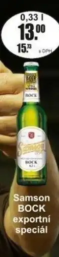 Adam Samson BOCK exportní speciál nabídka
