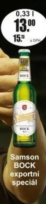 Adam Samson BOCK exportní speciál nabídka