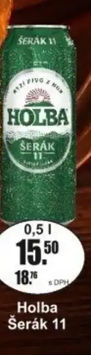 Adam Holba Šerák 11 nabídka