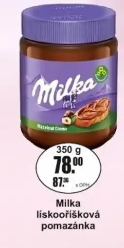 Adam Milka lískooříšková pomazánka nabídka