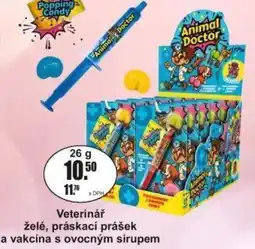 Adam Veterinář želé, práskací prášek a vakcína s ovocným sirupem nabídka