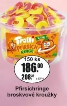 Adam Trolli Pfirsichringe broskvové kroužky nabídka