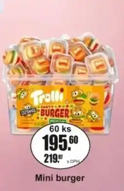 Adam Trolli Mini burger nabídka