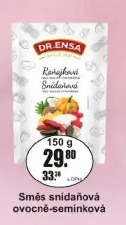 Adam DR.ENSA Směs snídaňová ovocně-semínková nabídka