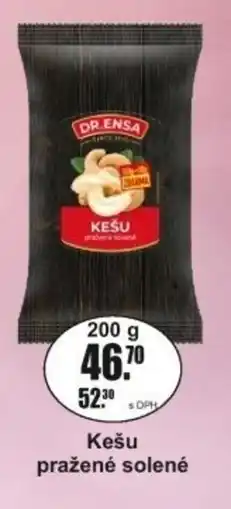 Adam DR.ENSA Kešu pražené solené nabídka