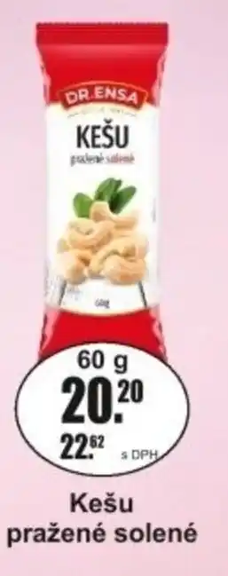 Adam DR.ENSA Kešu pražené solené nabídka