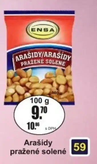 Adam ENSA Arašídy pražené solené nabídka