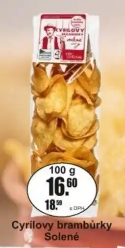 Adam Cyrilovy brambůrky Solené nabídka
