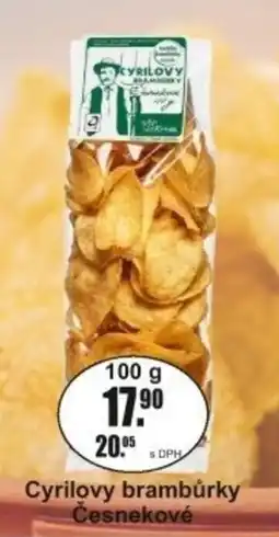 Adam Cyrilovy brambůrky Česnekové nabídka