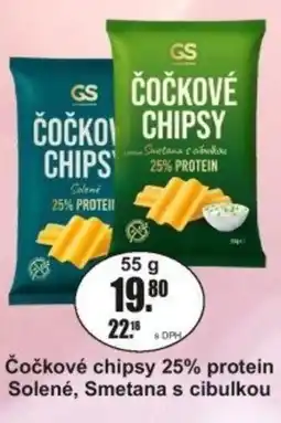 Adam Čočkové chipsy 25% protein Solené, Smetana s cibulkou nabídka