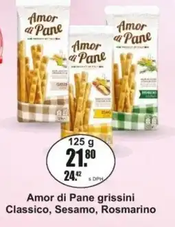 Adam Amor di Pane grissini Classico, Sesamo, Rosmarino nabídka