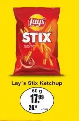 Adam Lay's Stix Ketchup nabídka