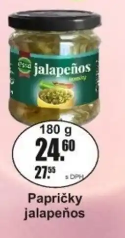 Adam Essa Papričky jalapeños nabídka