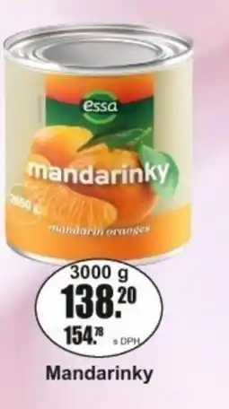 Adam Essa Mandarinky nabídka