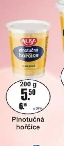 Adam ALBA Plnotučná hořčice nabídka