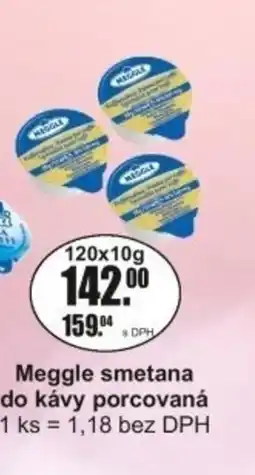 Adam Meggle smetana do kávy porcovaná nabídka