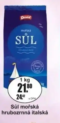 Adam Sůl mořská hrubozrnná italská nabídka