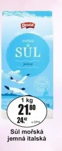 Adam Sůl mořská jemná italská nabídka