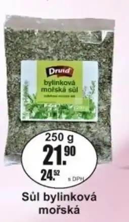 Adam Sůl bylinková mořská nabídka