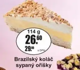 Adam Brazilský koláč sypaný oříšky nabídka