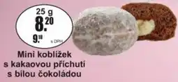 Adam Mini koblížek s kakaovou příchutí s bílou čokoládou nabídka