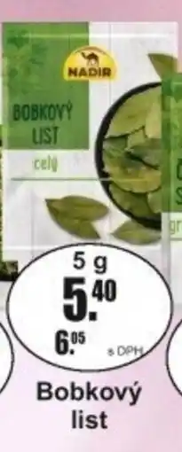 Adam Nadir Bobkový list nabídka