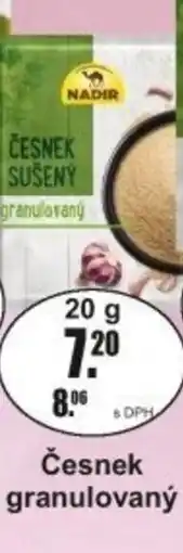 Adam Nadir Česnek granulovaný nabídka