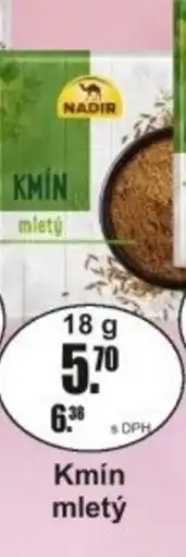 Adam Nadir Kmín mletý nabídka