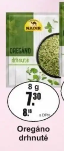 Adam Nadir Oregano drhnuté nabídka