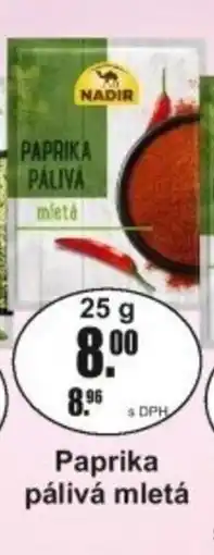 Adam Nadir Paprika pálivá mletá nabídka