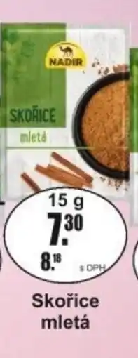 Adam Nadir Skořice mletá nabídka