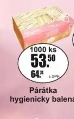 Adam Párátka hygienicky balená nabídka