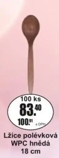 Adam Lžíce polévková WPC hnědá nabídka