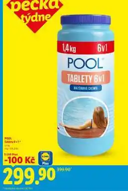 Lidl POOL TABLETY 6v1 nabídka