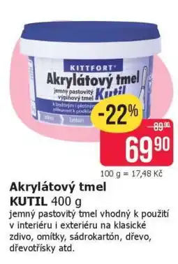 Teta Akrylátový tmel KUTIL 400 g nabídka