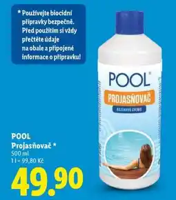 Lidl POOL projasňovač nabídka