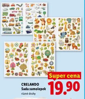 Lidl CRELANDO Sada samolepek nabídka