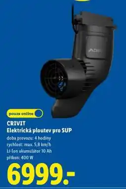 Lidl CRIVIT Elektrická ploutev pro SUP nabídka