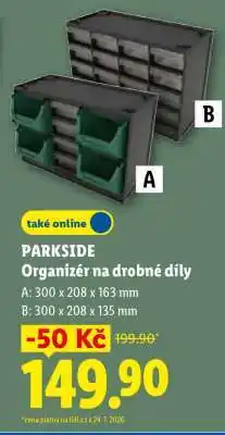 Lidl PARKSIDE Organizér na drobné díly nabídka