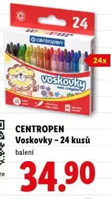 Lidl CENTROPEN Voskovky – 24 kusů nabídka