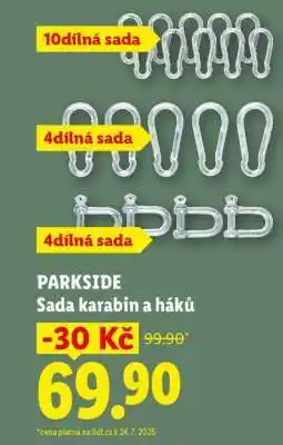 Lidl PARKSIDE Sada karabin a háků nabídka