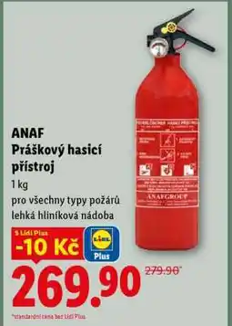 Lidl Anaf Práškový hasicí přístroj nabídka