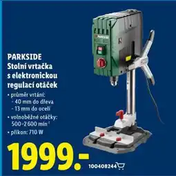 Lidl Parkside Stolní vrtačka s elektronickou regulací otáček nabídka