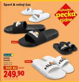 Lidl ELLESSE PANTOFLE nabídka