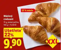 Lidl Máslový croissant nabídka