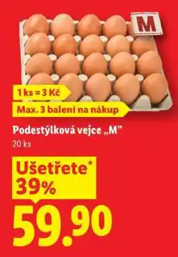 Lidl Podestýlková vejce M nabídka