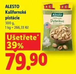 Lidl Alesto KALIFORNSKÉ PISTÁCIE nabídka